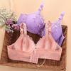 High-quality Thin Embroidered Girl's No Steel Ring Underwear Adjustable Small Chest Gather Bra