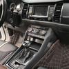 Carbon Fiber Printed AC Control Gear Panel Shift Knob Cover 6.5" Navigation Moulding Trim for Skoda Kodiaq GT 2017 2018 2019