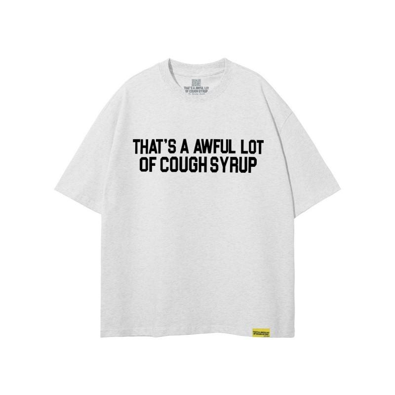 Unisex Oversized Cotton T-Shirt With Bold Letter Print Loose Fit Streetwear Tee Casual Wear