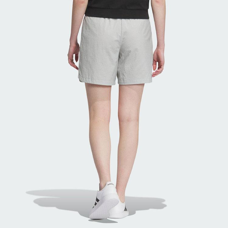 Adidas Neo Essential Shorts With Drawstring Women Bottoms Silver-Grey IK2435