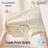 Women's Pure Cotton Antibacterial High-Waist Boxer Shorts 3-Pack
