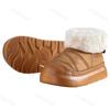 2024 New Fluffy Snow Boots Women Comfort Plush Lined Cotton Padded Shoes Woman Slip on Faux Suede Non Slip Winter Short Boots