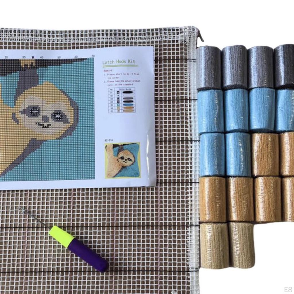 DIY наволочка защелка крючок ремесло узор вышивка дырокол игла рукоделие милые наборы для