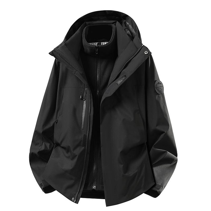 Camel jacket of the same style, three-in-one men's and women's coats, graphene two-piece set in spring and autumn, mountaineering outdoor
