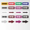 Glow-in-the-Dark Directional PVC Sticker