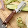 1 шт. 2 в 1 из нержавеющей стали для чистки сахарного тростника, цельностальной кухонный нож для чистки, держатель для фруктов, овощечистка, открывалка для вина