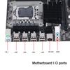 Материнская плата X58 для процессора LGA 1366, 2 x DDR3, поддержка DDR3 1866, 1 PCIE 4, 1 PCIE, материнская плата для настольного компьютера, слот DIMM, МГц, X16, USB2.0, SATA2.0,