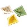3Pcs Sink Corner Drain Baskets Magnetic Triangular Filter with Rotatable Drain Base Kitchen Sink Food Waste Catcher Drain Baskets