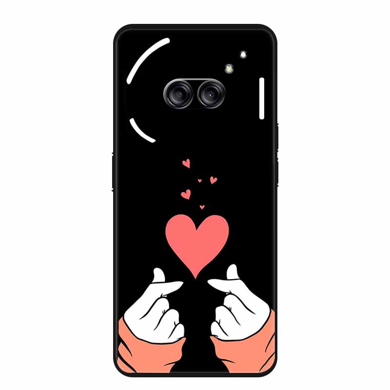 Чехол для Nothing Phone 2A Роскошный Мягкий Силиконовый Задний Чехол из ТПУ Чехлы для Телефона для Nothing Phone2A 5G A142 Ударопрочный Милый Любовь Capa