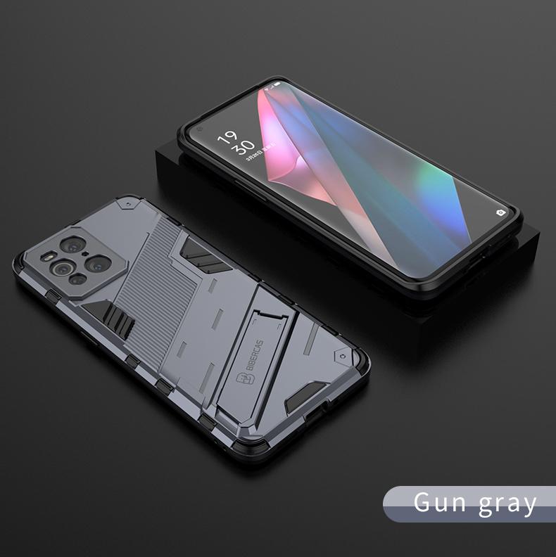 Armor Bracket Case For OPPO Find X3 Pro Realme 7 Narzo 20 C15 C12 V15 GT Reno 5 Pro Plus 4 Lite A93 5G A74 4G A53 A32 Back Cover