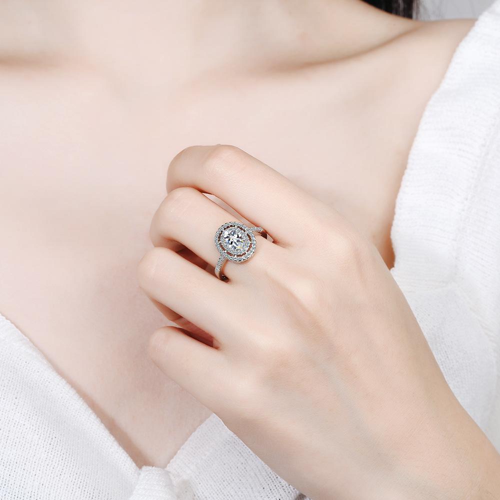 Женское кольцо Lindon с медным цирконом, юбилейное ювелирное кольцо для вечеринки