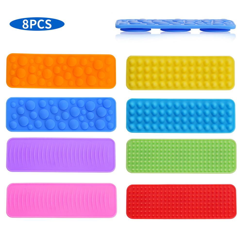 Разнообразие текстур Прочный Упругий Игрушка для снятия стресса Сенсорные полоски Силикон Безопасный Для кожи Сенсорная полоска
