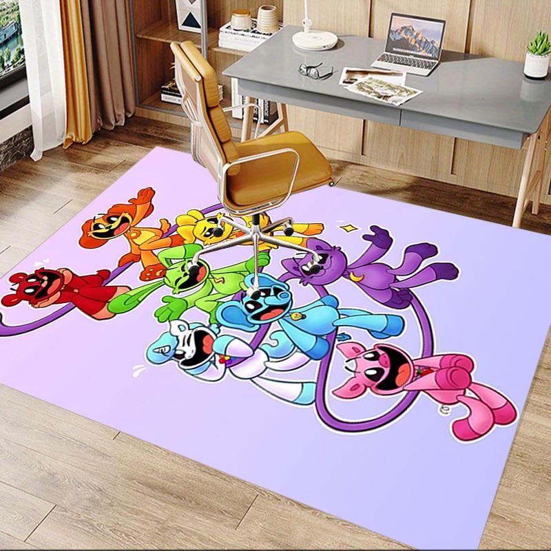 Colorful Friends Action Carpet For Playroom Bedroom Living Room Sofa Home Decorkids Game Area Rug Nonslip Floor Mat