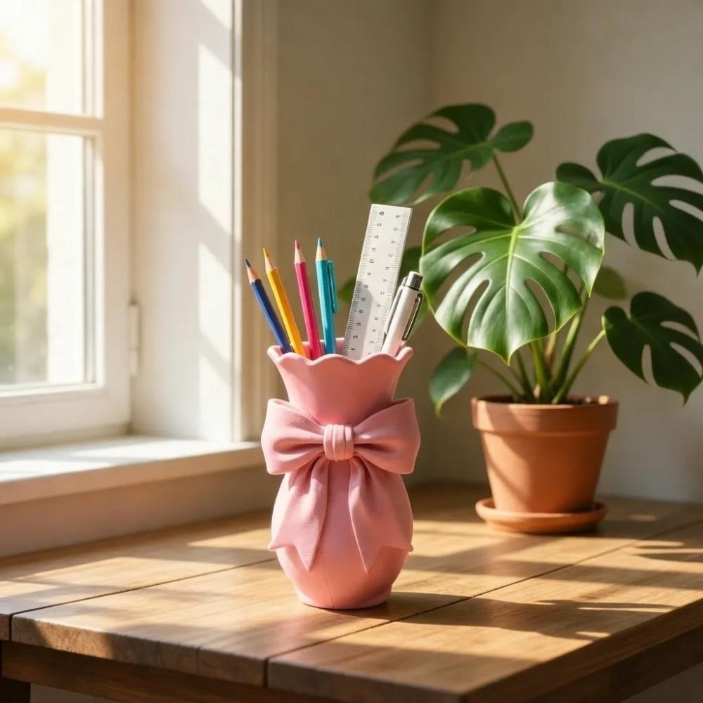 Twisted Design Flower Arrangement Container Tabletop Flower Pot Office Tabletop Ornaments