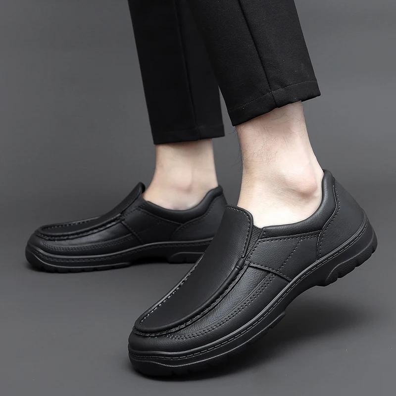 New Chef Shoes Non-slip Oil-resistant Wear-resistant Lightweight Men's Shoes Slip On Size 39-46