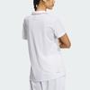 Adidas Клубная теннисная рубашка-поло с цветным логотипом, женские топы белого цвета IV7581
