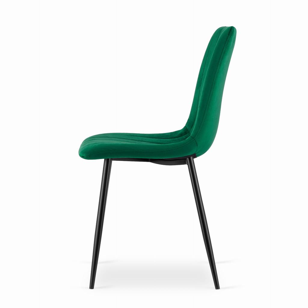 Lava Chair - Dark Green Velvet X 2