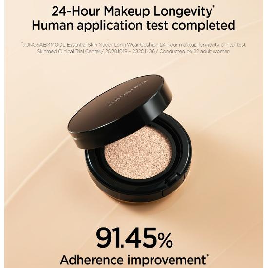 JUNGSAEMMOOL Essential Skin Nuder Long Wear Cushion с запасным наполнителем (4 цвета) SPF 50+ PA+++ 14*2EA