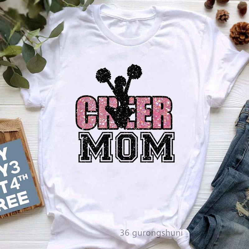 Cool Football Mom Graphic Print Tshirt Unisex Clothes 2025 Funny Tshirt Femme Harajuku Shirt Short Sleeve T Shirt Female Tops