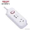 Однорядная сетевая розетка DELIXI 16А с кабелем 1,8 м