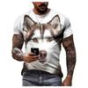 3D Casual Dog Print T Shirt Men Women Summer Animal Tee Man O Neck Short Sleeve Loose Tops Breathable Couples T Shirts