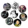32/44/58mm Kaiju No. 8 Handmade Tinplate Badge Kafuka Reno Brooches for Collar Clothes Lapel Pins Backpack  Accessory Gift