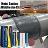 Металлическая Эпоксидная Шпатлевка ABВысокотемпературный Клей Для Ремонта Стали Железа Алюминия Прочное Сцепление Автомобильный Набор Инструментов