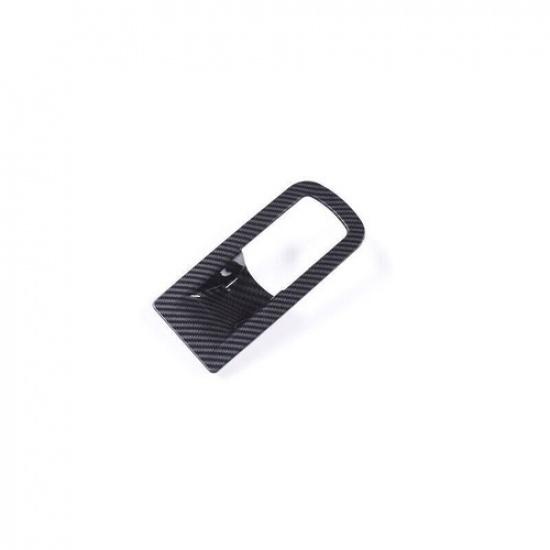 For BMW X3 G01 X4 G02 2018-21 Carbon Fiber Co-Pilot Storage Box Handle Bowl Trim