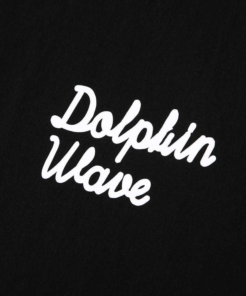 DOLPHIN WAVE APPAREL [Набор] Эластичная тканая футболка с коротким рукавом и шорты Dolphin Черный