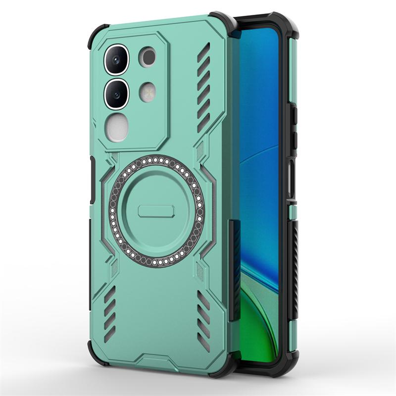 Чехол для Vivo Y29 Для Vivo Y29 4G Funda Ударопрочный Противоударный Магнитная адсорбция Беспроводная зарядка Задняя крышка Для чехла Vivo Y29
