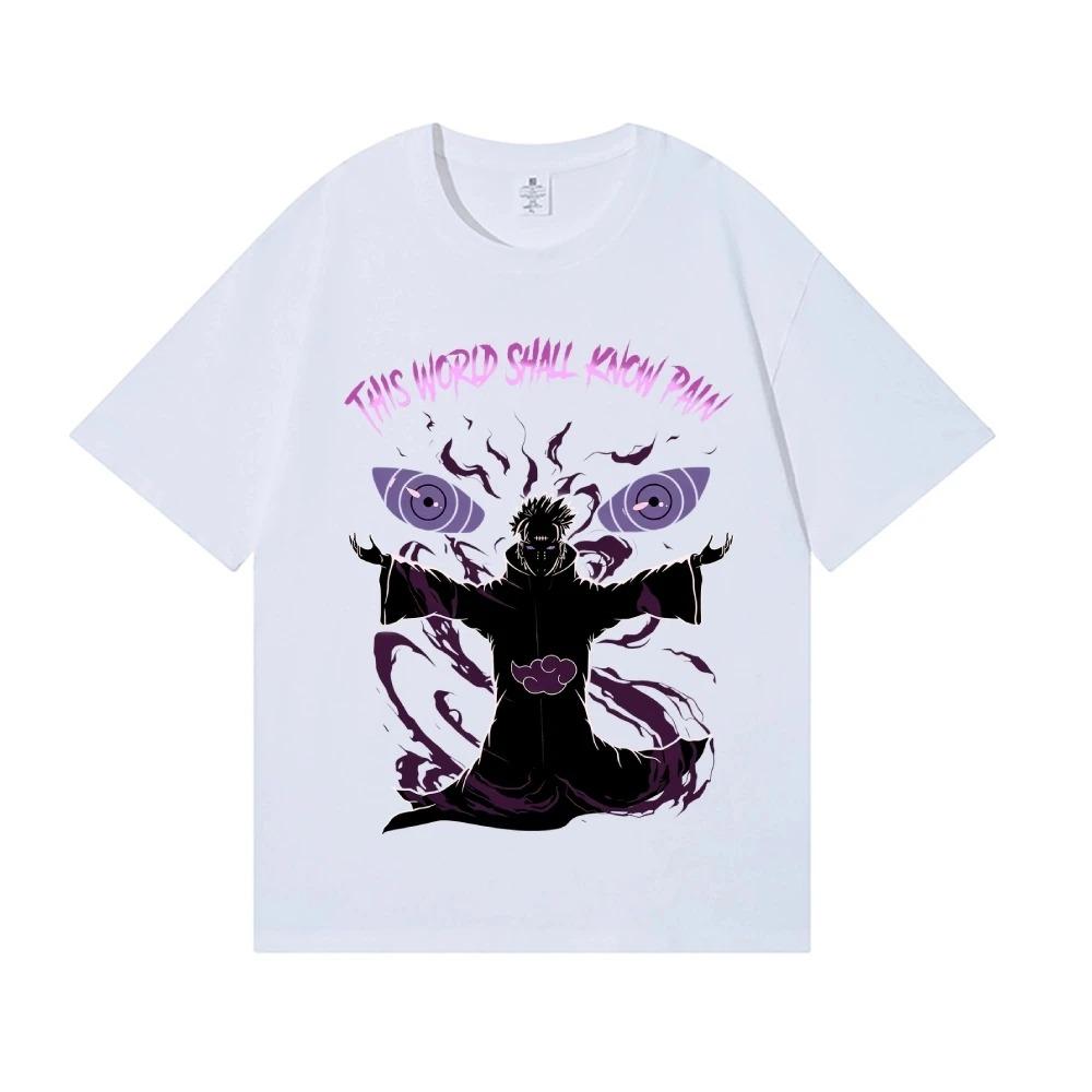 2026 Summer New T Shirt Pain Anime Japanese Style Classic Tee High-quality Streetwear Men's Clothing and Women's Clothing
