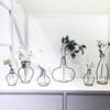 Abstract Black Lines Minimalist Abstract Iron Vase Dried Flower Vase Racks Nordic Flower Ornaments Home Party Decoration Vase