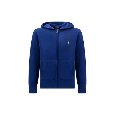 Толстовка Polo на молнии с длинным рукавом для детей, синяя 323799360-033