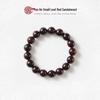 Natural Small-Leaf Sandalwood Bracelet, Unisex Prayer Beads, Single Strand, 0.8, Old Material, 108 Beads