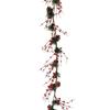 Red Fruit Christmas Vine & Ornament for Window Display