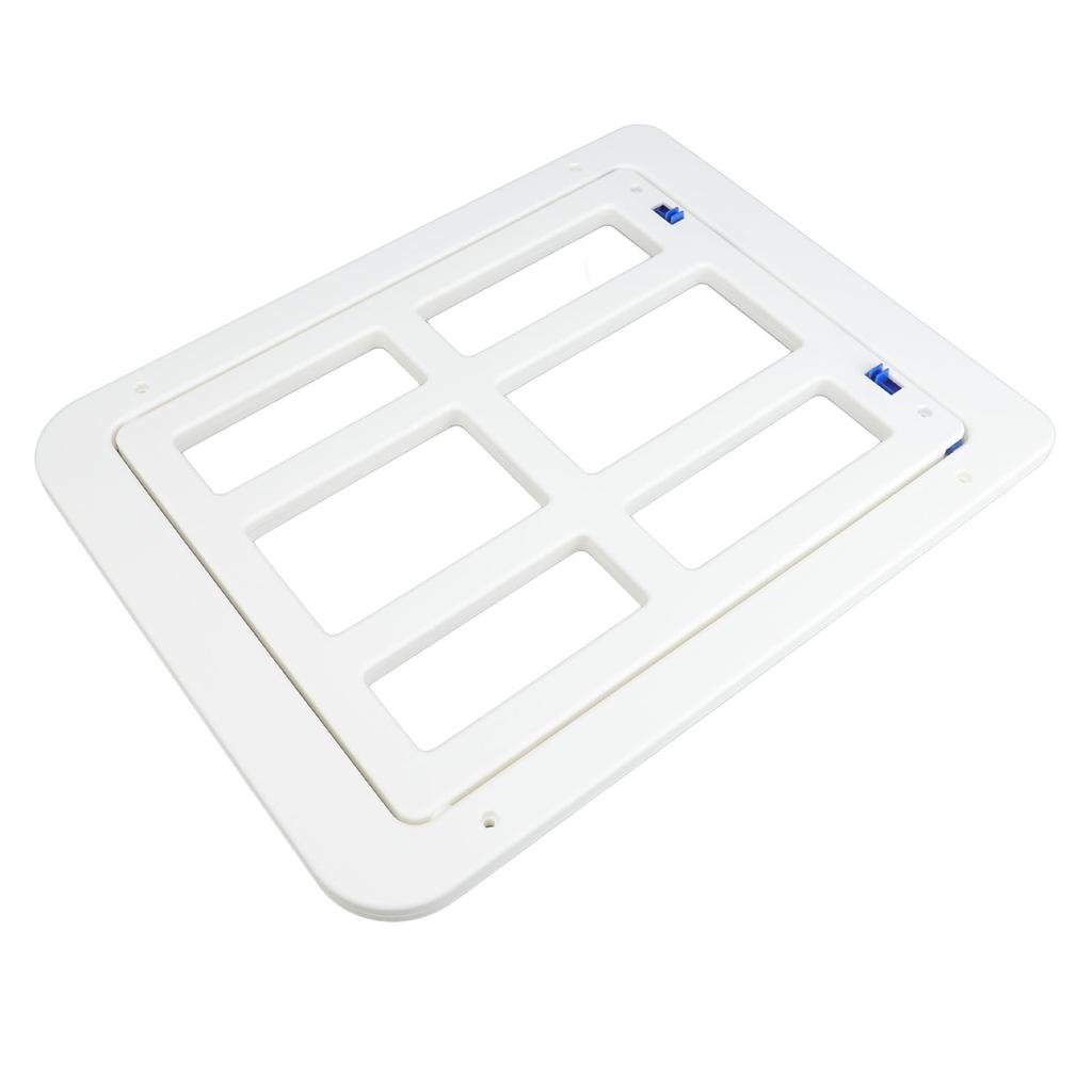 Дверца для собак из утолщенного ABS-пластика, отпугивающая комаров, с двойным магнитом, запираемая на замок, сетка для домашних животных с винтами