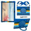 10.1 Inch Tablet Case SH ARECLDUD P610-aP10 T10 Silicone Soft Shell With Kickstand Anti-Slip Grip Wrist Strap