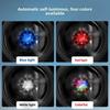 For Audi  A34Pcs 60mm 61mm 69mm LED Wheel Center Hub Cap Light Floating Illuminated Cover for Audi A3 A4 A5 A6 Q3 Q5 Q7 etc