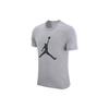 Jumpman Logo Print Crew Neck Short Sleeve T-Shirt Men Tops Gray DA6797-091