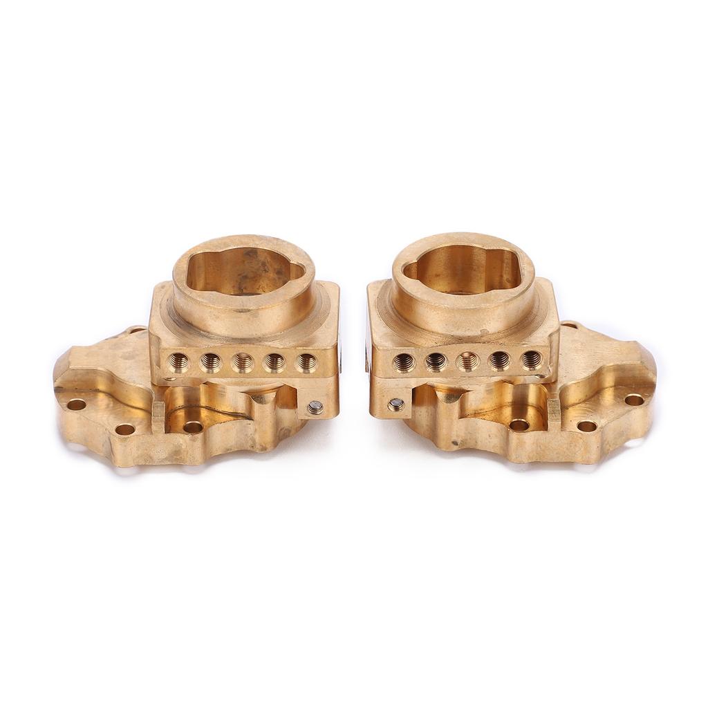 2pcs RC Brass Rear Inner Portal Housing Cover and Portal Drive Axle Mounts for TRX?4 RC Car