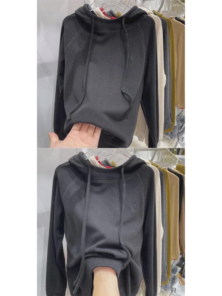 German Velvet Women's Warm Hooded Hoodie - 2025 Autumn/Winter Collection