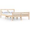 Solid Wood Bed 135x190 cm