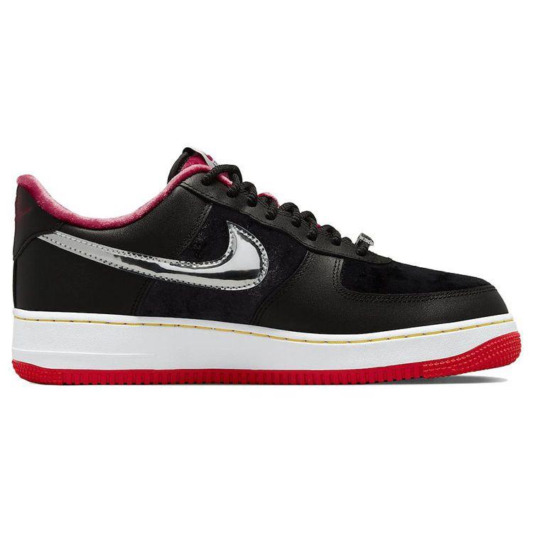 Nike Кроссовки мужские Air Force 1 Low Premium H-Town Черный Мультиколор Университетский-красный DZ5427-001