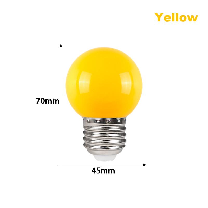10 шт. светодиодных ламп E27 светодиодная лампа 3 Вт 1 Вт AC 220 В лампочка холодный теплый белый цвет больше цветов Lampada светодиодный прожектор Bombilla домашний декор маленькая лампочка