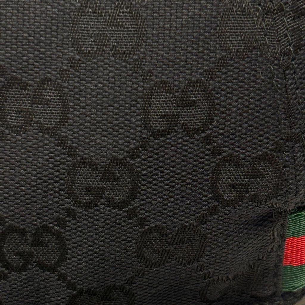 Б/у [Б/у] Кепка Gucci Оригинальный холст GG Бейсбольная кепка Черная 200035 XL60см