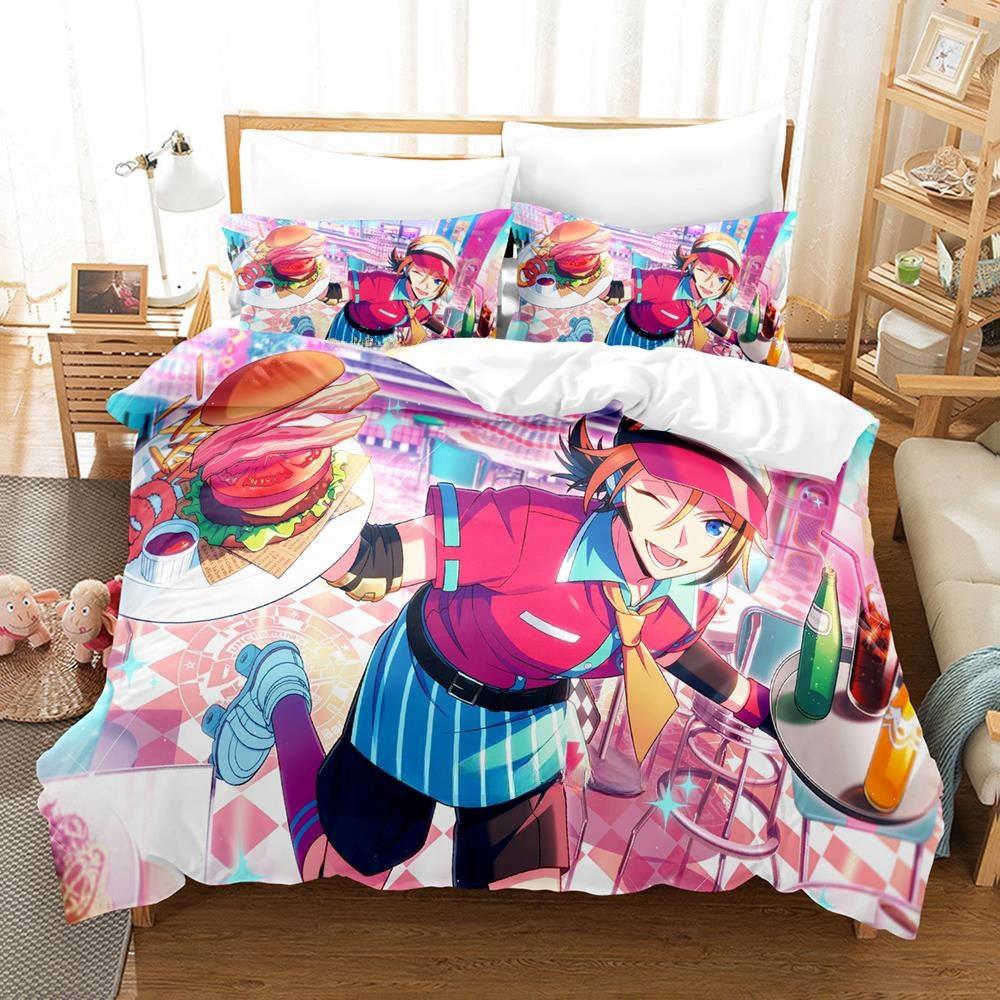 3D Cartoons Game Helios Rising Heroes Bedding Collection Single Twin Full Queen King Size Bed Collection Adult Kid Bedroom Duvet Cover Collections