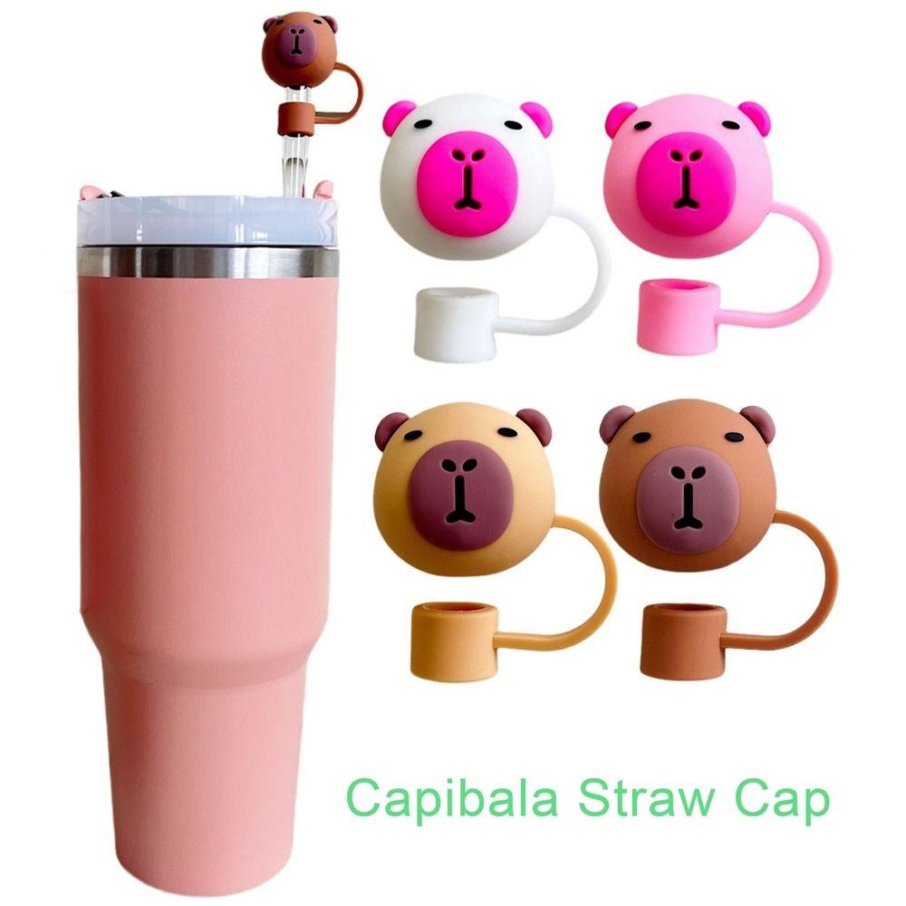 Cup Accessories Drinking Dust Cap Dust-proof Straw Tips Cover Silicone Straw Plug Water Glass