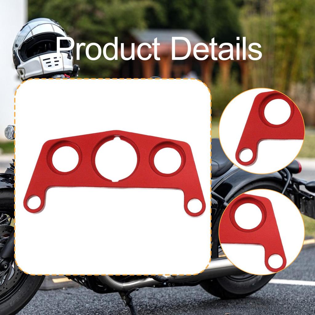 Ручка руля с креплением для переключателя и индикаторной лампы Верхняя Стабильная работа Замена для TRX450R Pro Taper Аксессуары