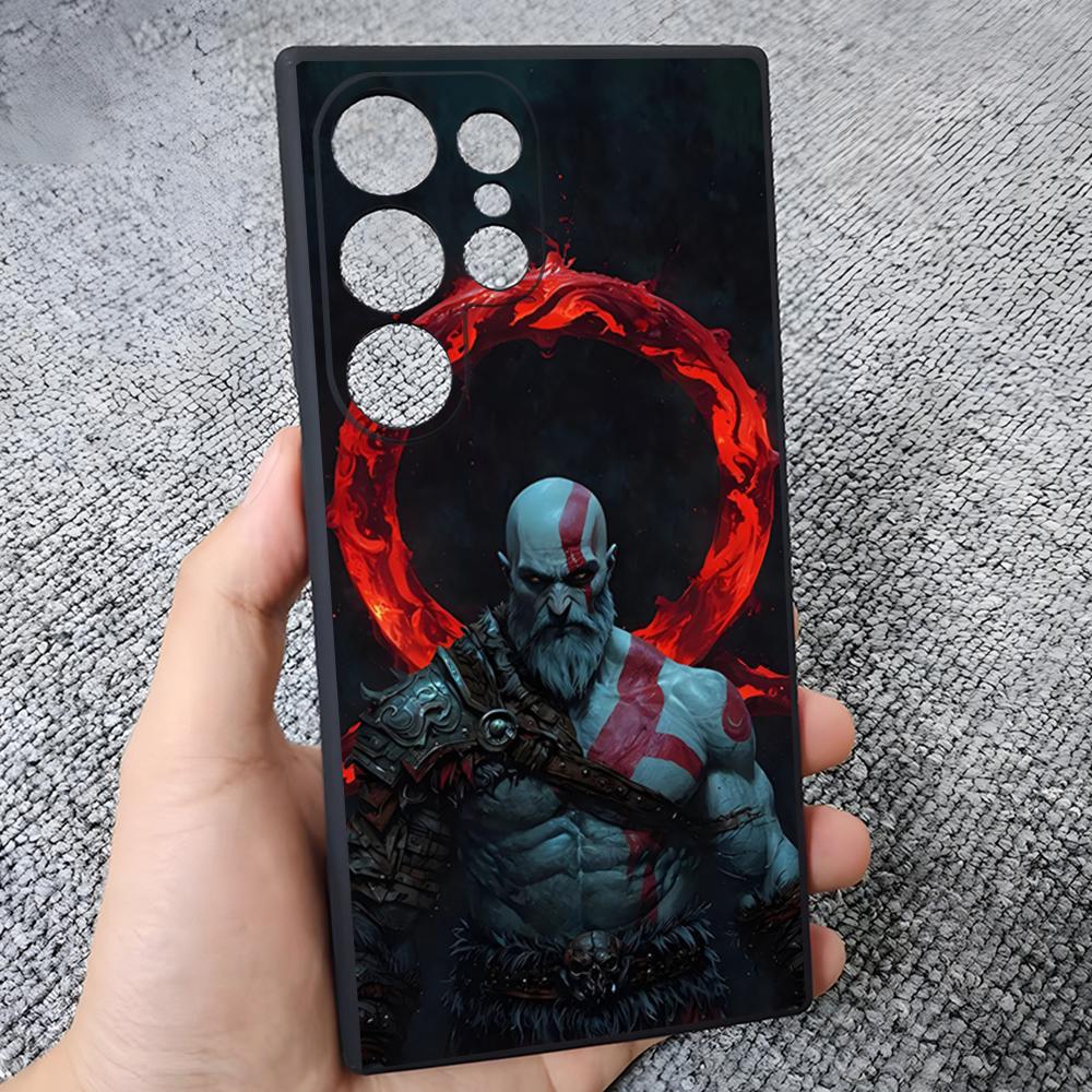 War God Kratos Phone Case For Samsung S25 Edge S24 S23 S22 S21 S20 Ultra Plus Fe Galaxy A54 A53 A34 A25 A16 Cover