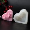 3D Силиконовая форма для мыла в форме сердца розы Сделай сам Любовь Роза Инструмент для изготовления свечей из гипса Форма для шоколада и льда Декор Подарки на День святого Валентина